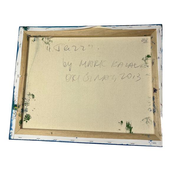 Mark Kazav Painting - Jazz - size 16" x 20" with COA - Musical Original Artist - Picture 4 of 9